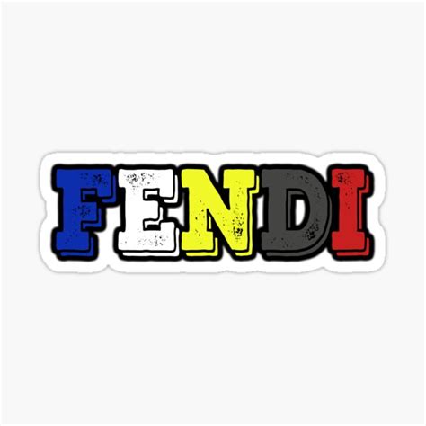 Fendi Stickers for Sale 